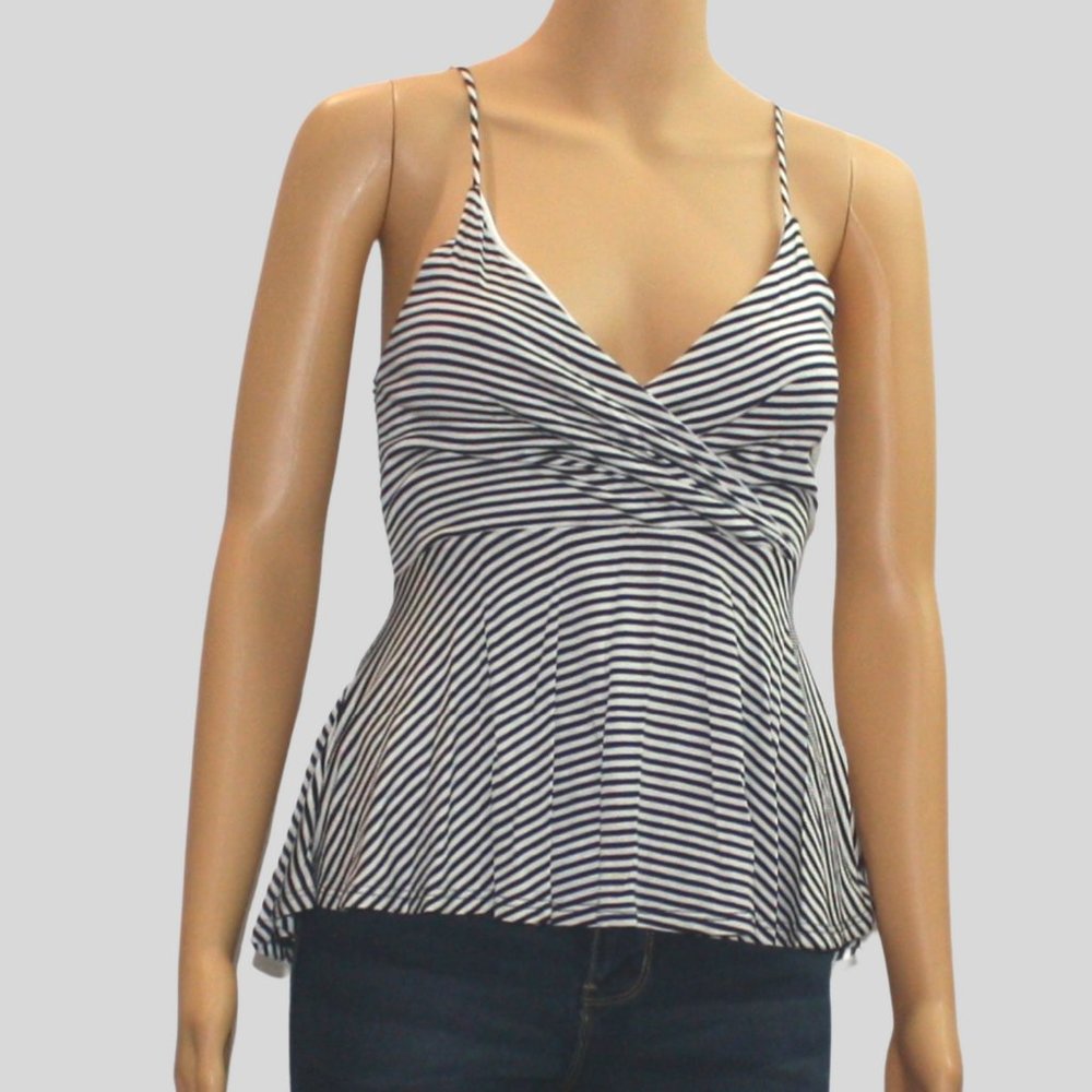 Black & White Striped Top